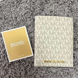 Michael Kors Cream Passport Cover